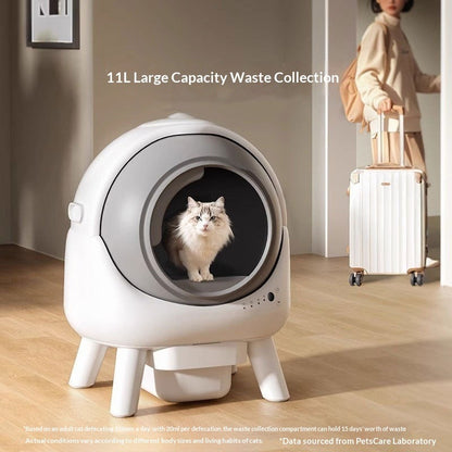 Smart Enclosed Self-Cleaning Cat Litter Box
