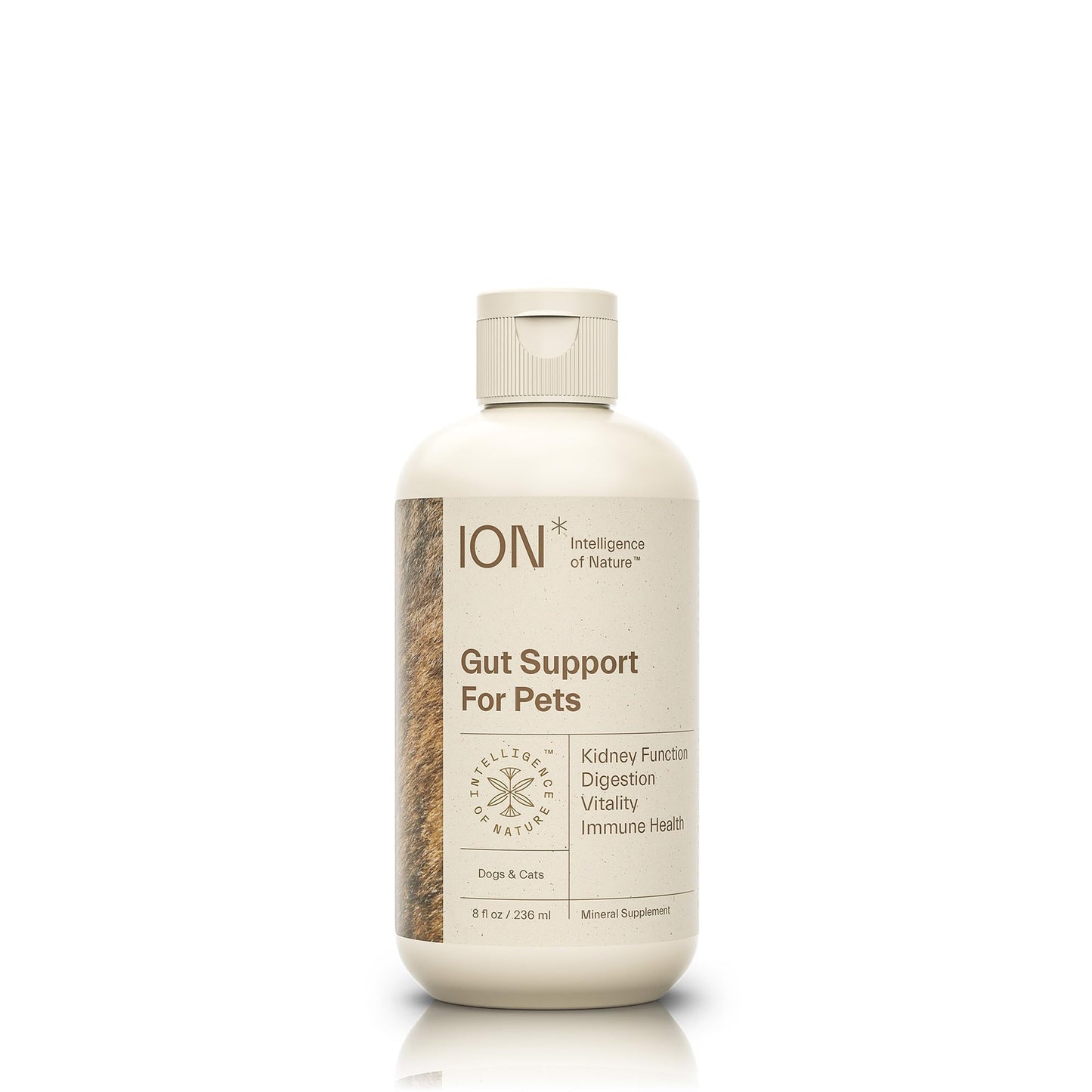 ION Intelligence of Nature Gut Support for Pets | Strengthens Digestion Supports Kidneys Aids Immune Function and Defends from Food Toxins (8 Ounce)