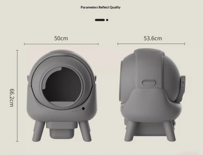 Smart Enclosed Self-Cleaning Cat Litter Box