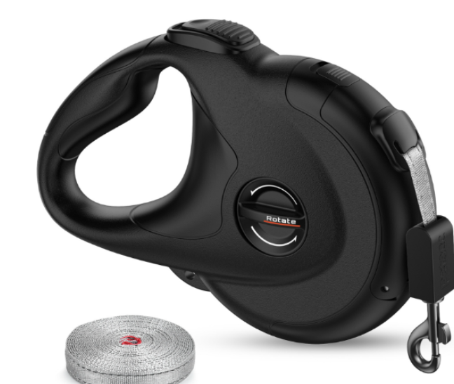 Retractable Reflective Pet Leash (One Set)