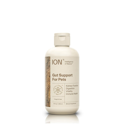 ION Intelligence of Nature Gut Support for Pets | Strengthens Digestion Supports Kidneys Aids Immune Function and Defends from Food Toxins (8 Ounce)