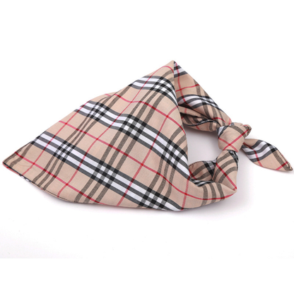 Cotton Pet Scarf - Double Layered Triangle Bandana