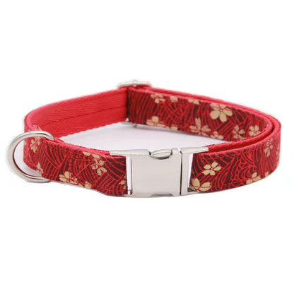 Customizable Pet Collar with Name and Phone Tag