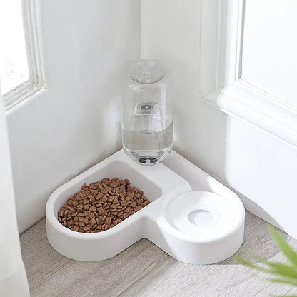 Automatic Water Fountain and Food Bowl for Pets (1pc)