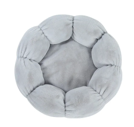 Plush Flower Pet Nest Bed