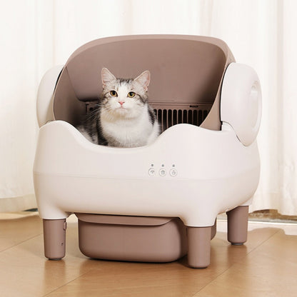 Smart Automatic Cat Litter Box Open-Style