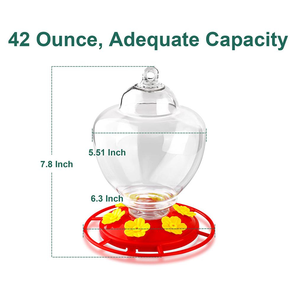 Hanging Hummingbird Water Feeder for Garden Decor