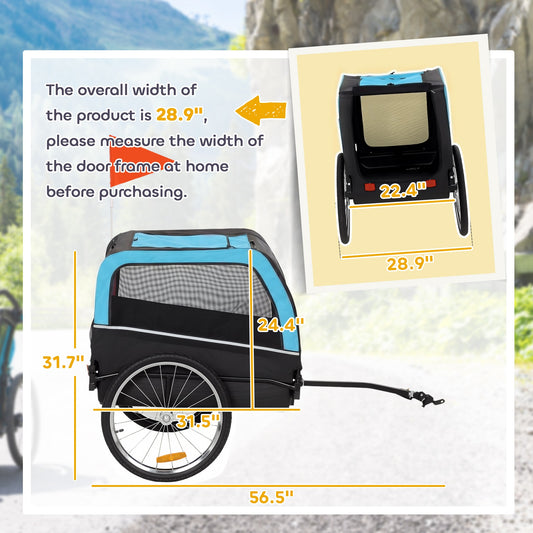 Dog Bike Trailer with 20" Air Tires