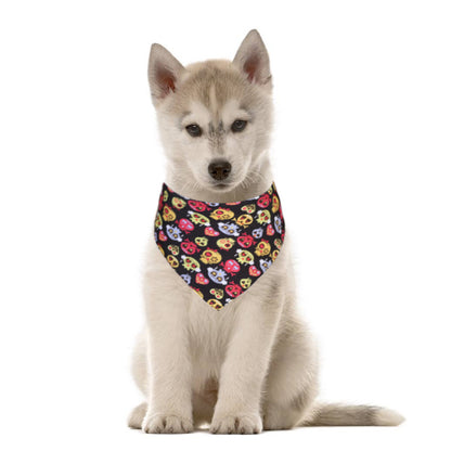 Customizable Double Layer Halloween Pet Triangle Scarf