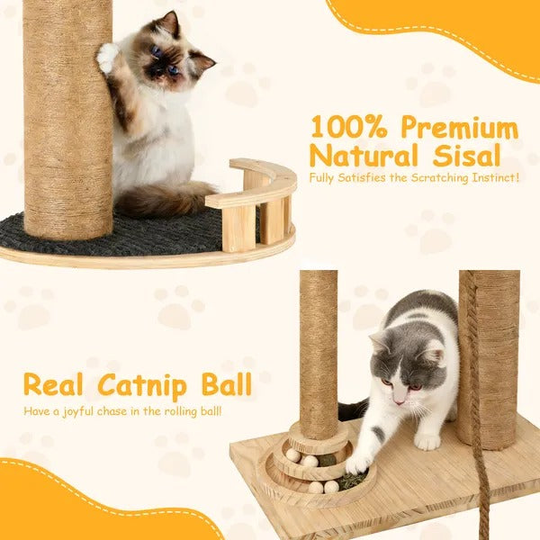 6-Level Floor-to-Ceiling Cat Tree