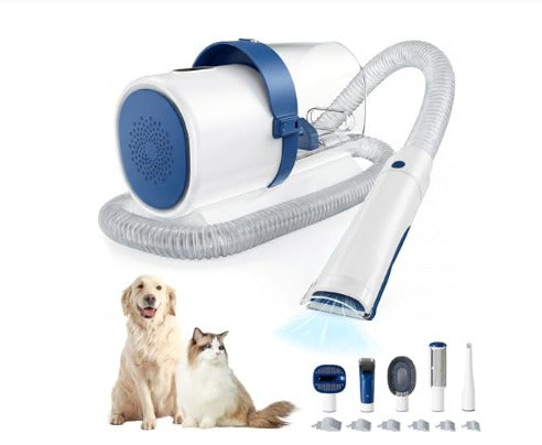 Dog Grooming Clippers with 2.5L Cup & 3 Suction Modes
