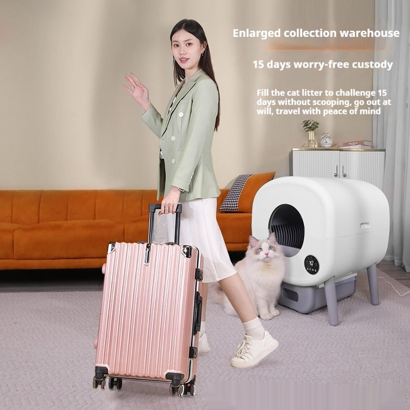 Smart Automatic Self-Cleaning Cat Litter Box