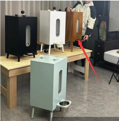 Wooden Large Capacity Pet Feeder