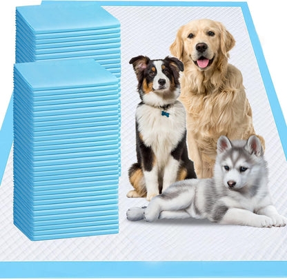 Extra Large Dog Pee Pads 100 Pads 31"x36" Disposable Training Pads Puppy Pads with high Absorbency and Leak-Proof Protection for House Training CatsRabbitsDogs Leak-Proof Dog Pee Pads Extra Large