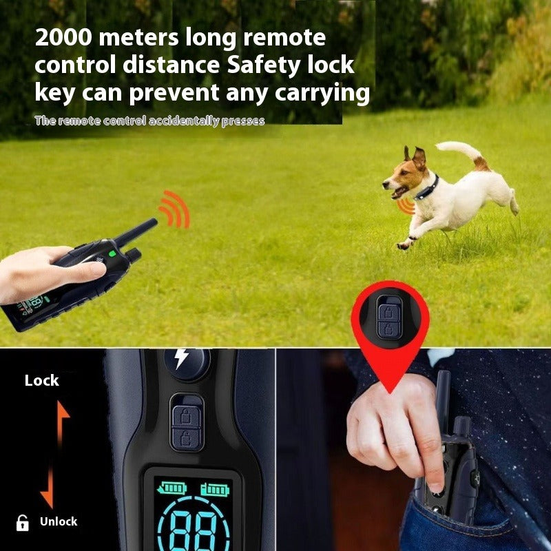 Color Screen Dog Trainer Electric Shock Collar