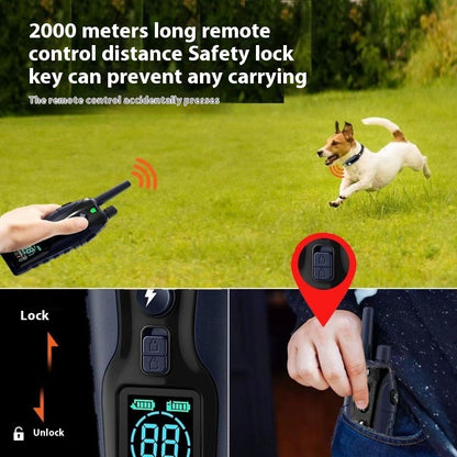 Color Screen Dog Trainer Electric Shock Collar