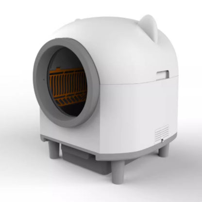 Automatic Enclosed Cat Litter Box with Cleaning