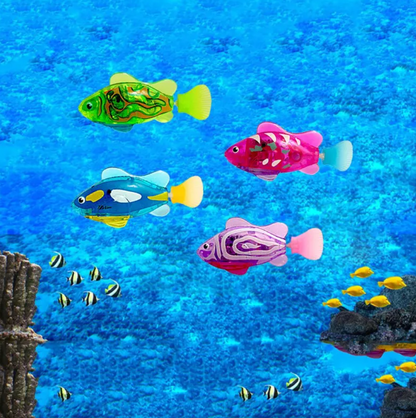 LED Pet Fish Cat Toy