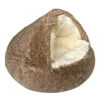 Winter Warm Shell-Shaped Pet Bed for Cats and Dogs