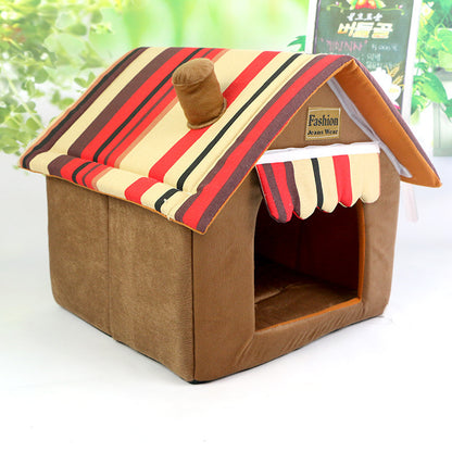 Pet Bed for Dogs and Cats, Washable and Foldable