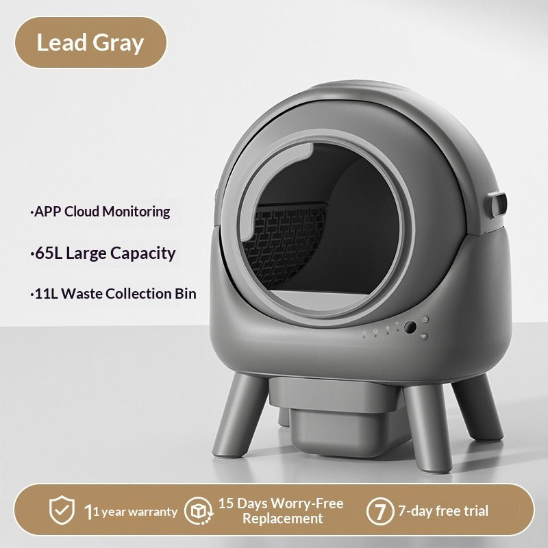 Smart Enclosed Self-Cleaning Cat Litter Box