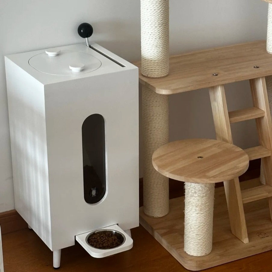 Wooden Large Capacity Pet Feeder