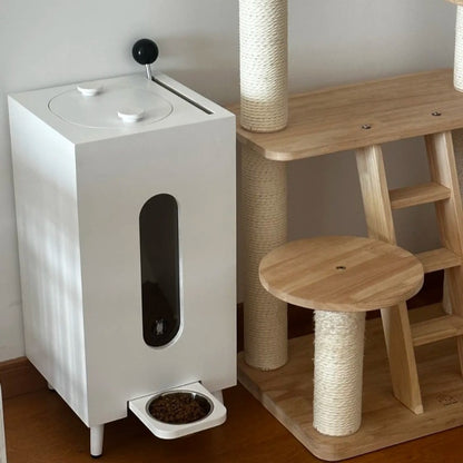 Wooden Large Capacity Pet Feeder