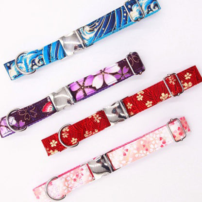 Customizable Pet Collar with Name and Phone Tag