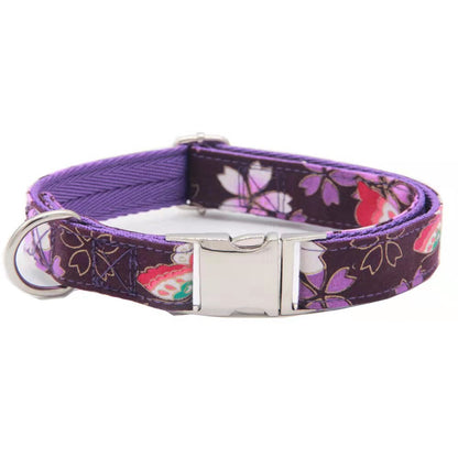 Customizable Pet Collar with Name and Phone Tag