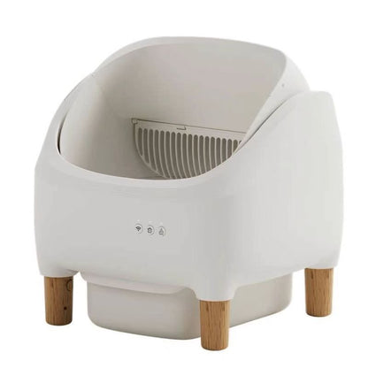 Automatic Smart Cat Litter Box with Drawer