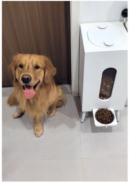 Wooden Large Capacity Pet Feeder
