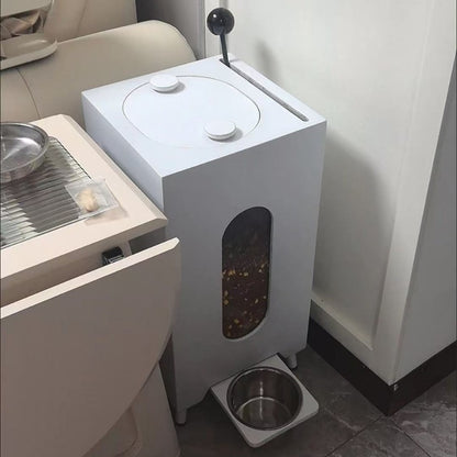 Wooden Large Capacity Pet Feeder