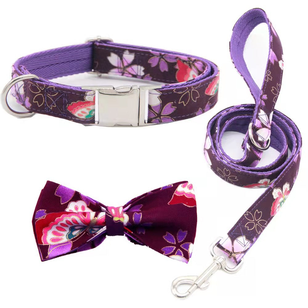 Customizable Pet Collar with Name and Phone Tag
