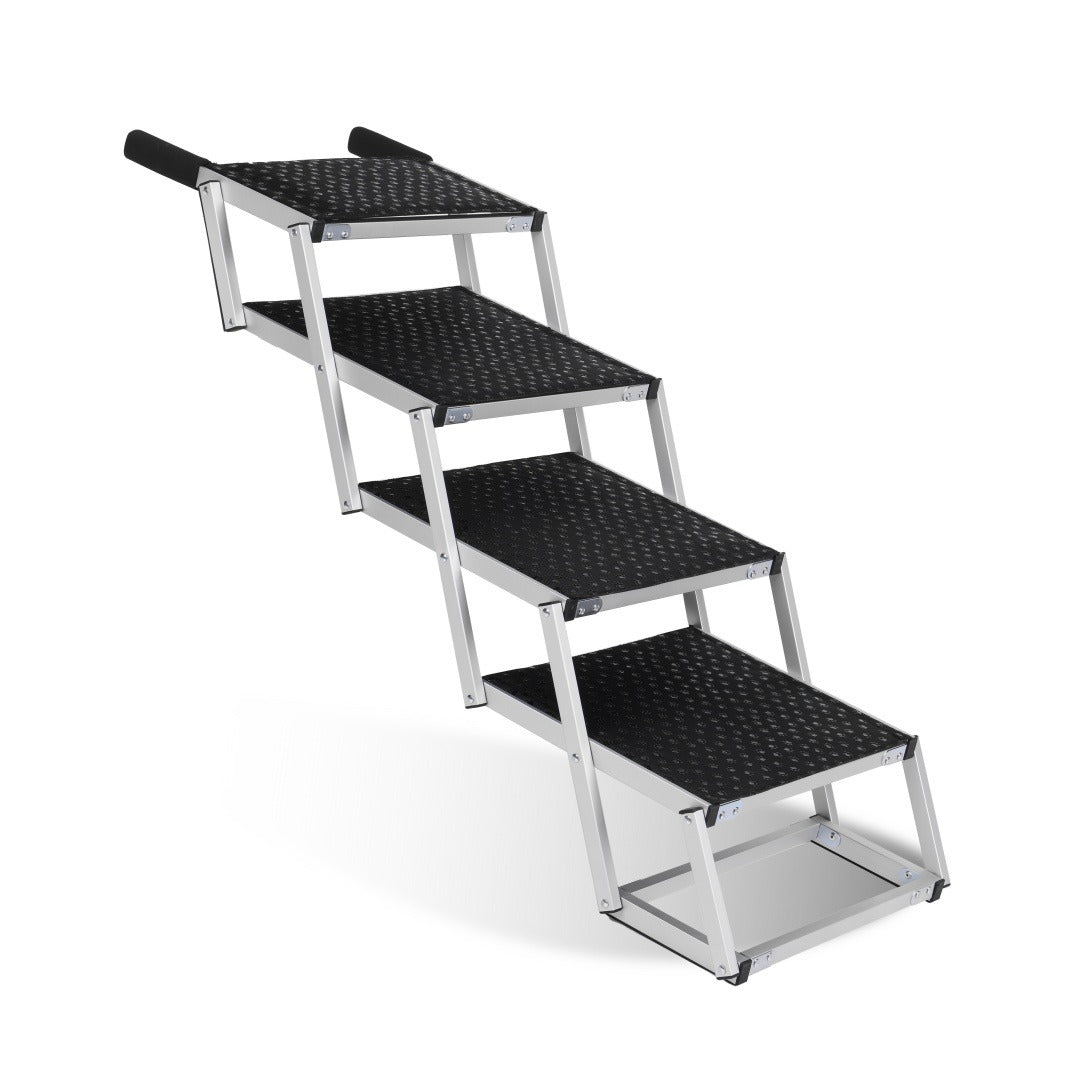 Foldable Dog Ramp - Portable Non-Slip Stairs for Large Dogs