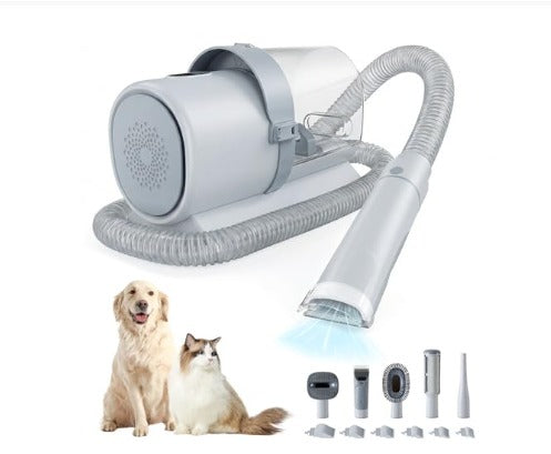 Dog Grooming Clippers with 2.5L Cup & 3 Suction Modes
