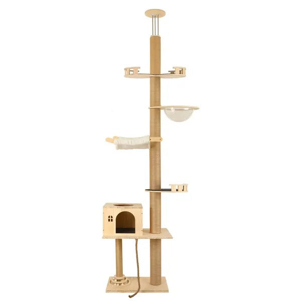 6-Level Floor-to-Ceiling Cat Tree