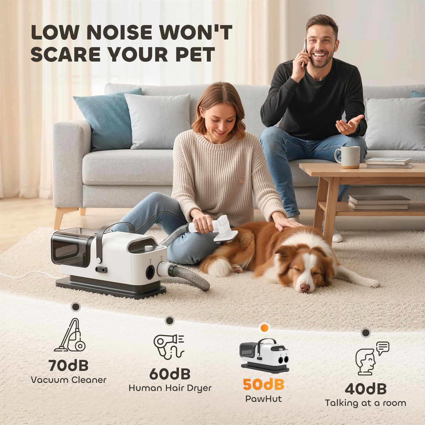 5-in-1 Dog Grooming Vacuum & Dryer Kit