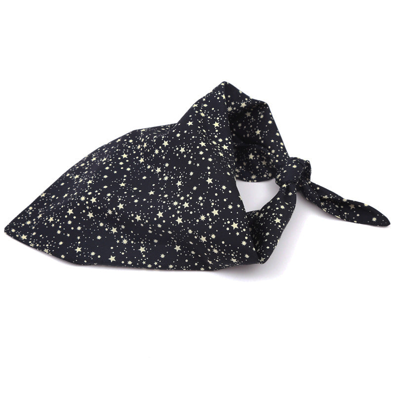 Cotton Pet Scarf - Double Layered Triangle Bandana