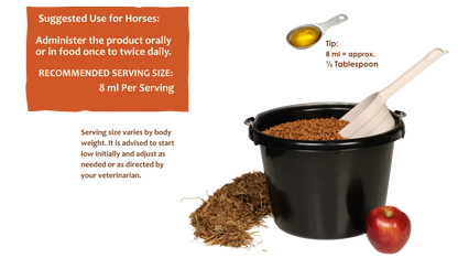 Organic Hercules Muscle Relief Hemp Pet Oil-Level 4 Max Hemp: for Horses and Large Dogs