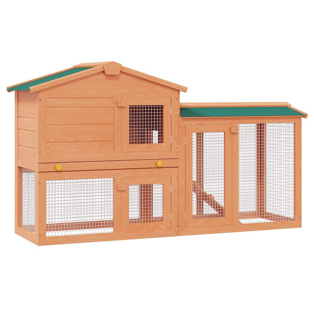 Large Rabbit Hutch with Ramp