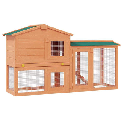 Large Rabbit Hutch with Ramp